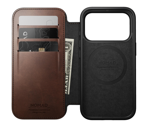 Nomad Modern Leather Folio do iPhone 18 Pro / 17 Pro MagSafe (rust - 1586557 - zdjęcie 10
